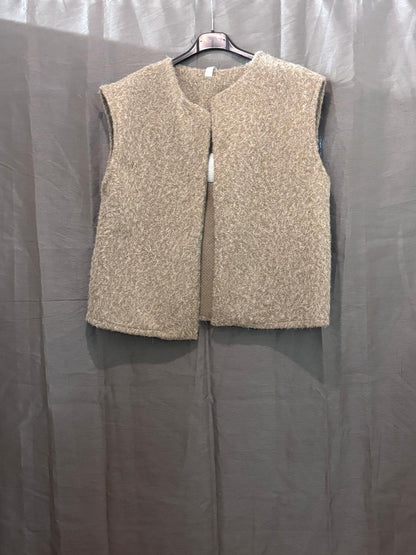 Gilet sans manches en maille