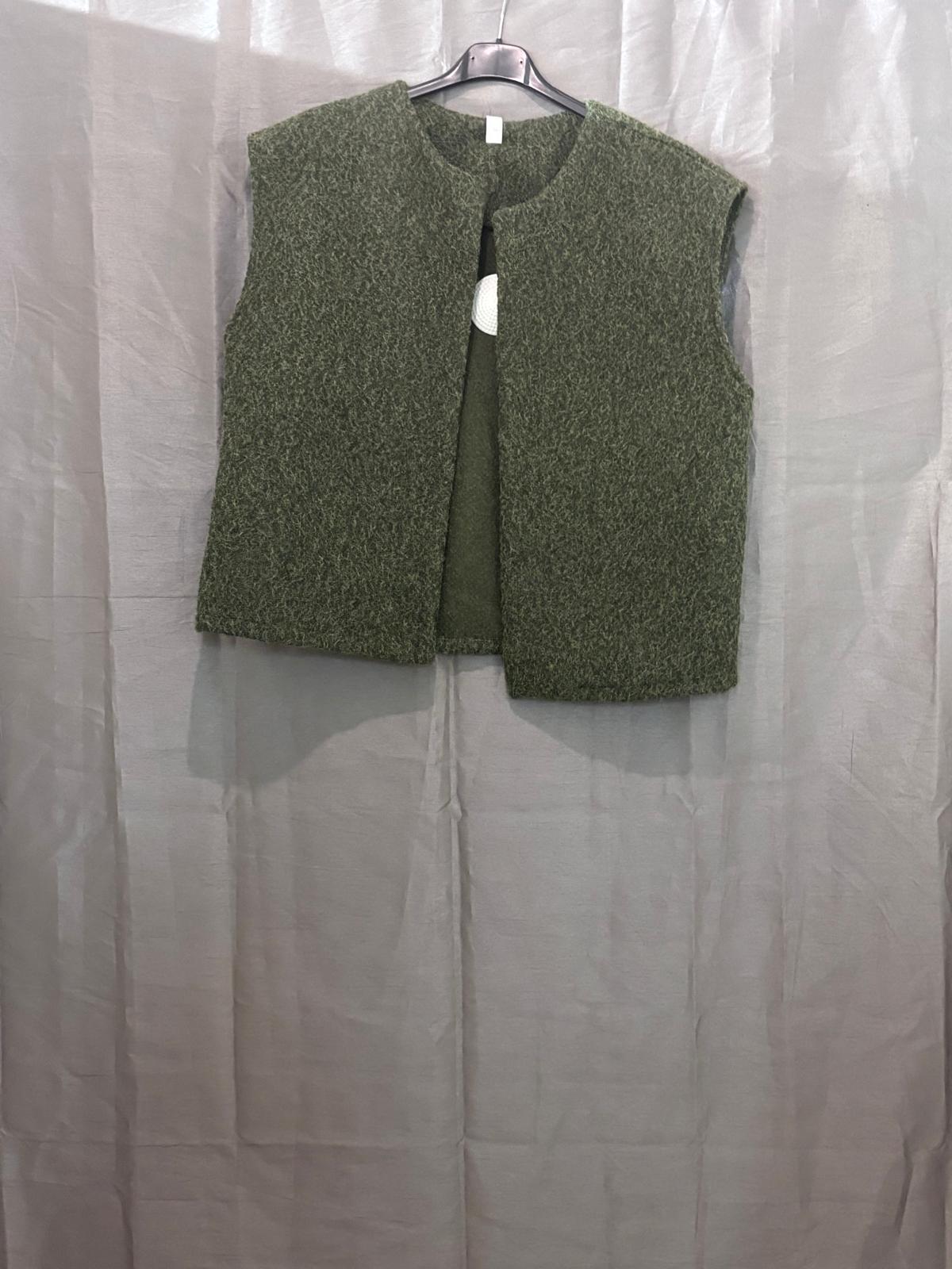 Gilet sans manches en maille