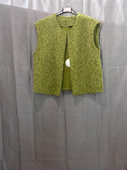 Gilet sans manches en maille