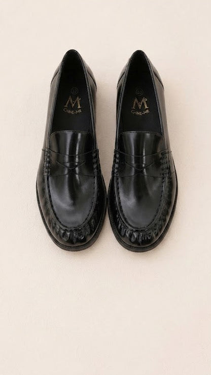 Mocassin plat, style classique