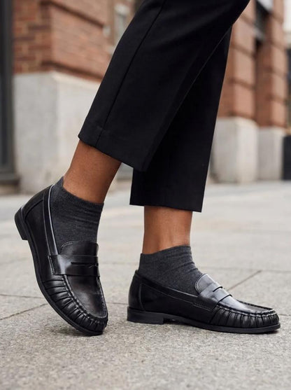 Mocassin plat, style classique