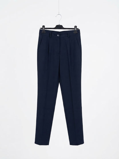 Pantalon droit taille haute