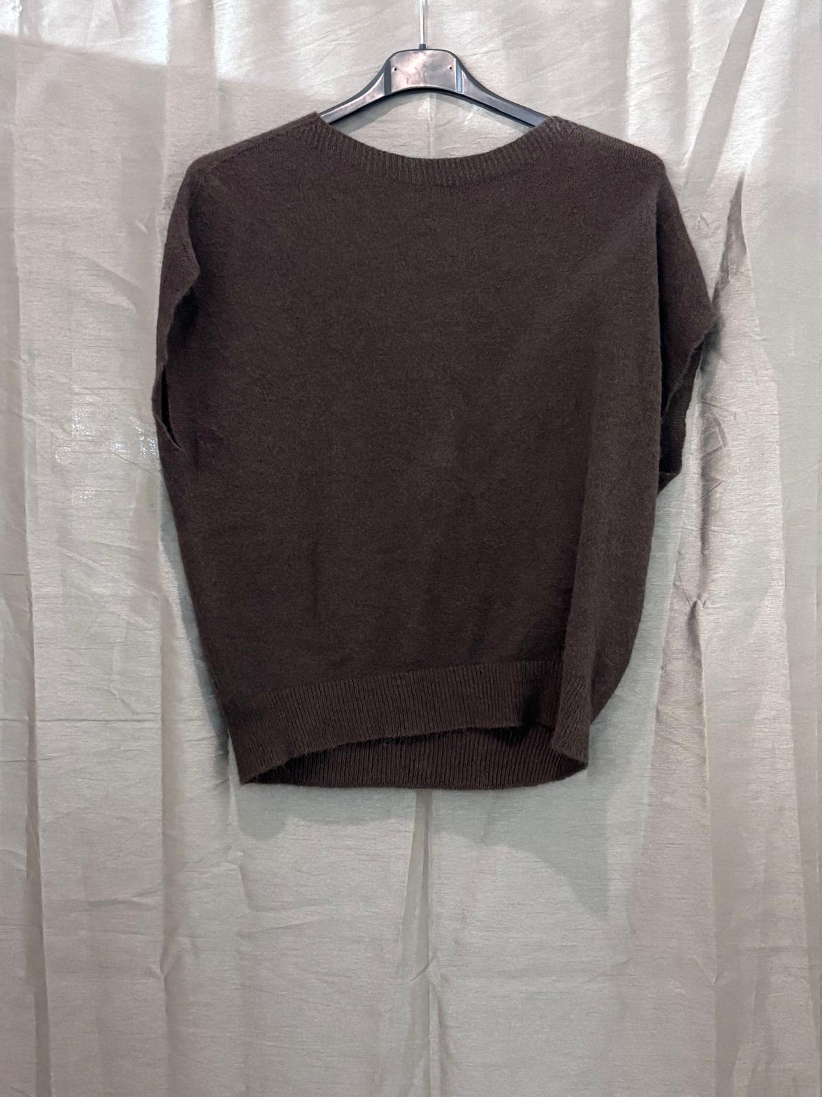 Pull sans manches en maille