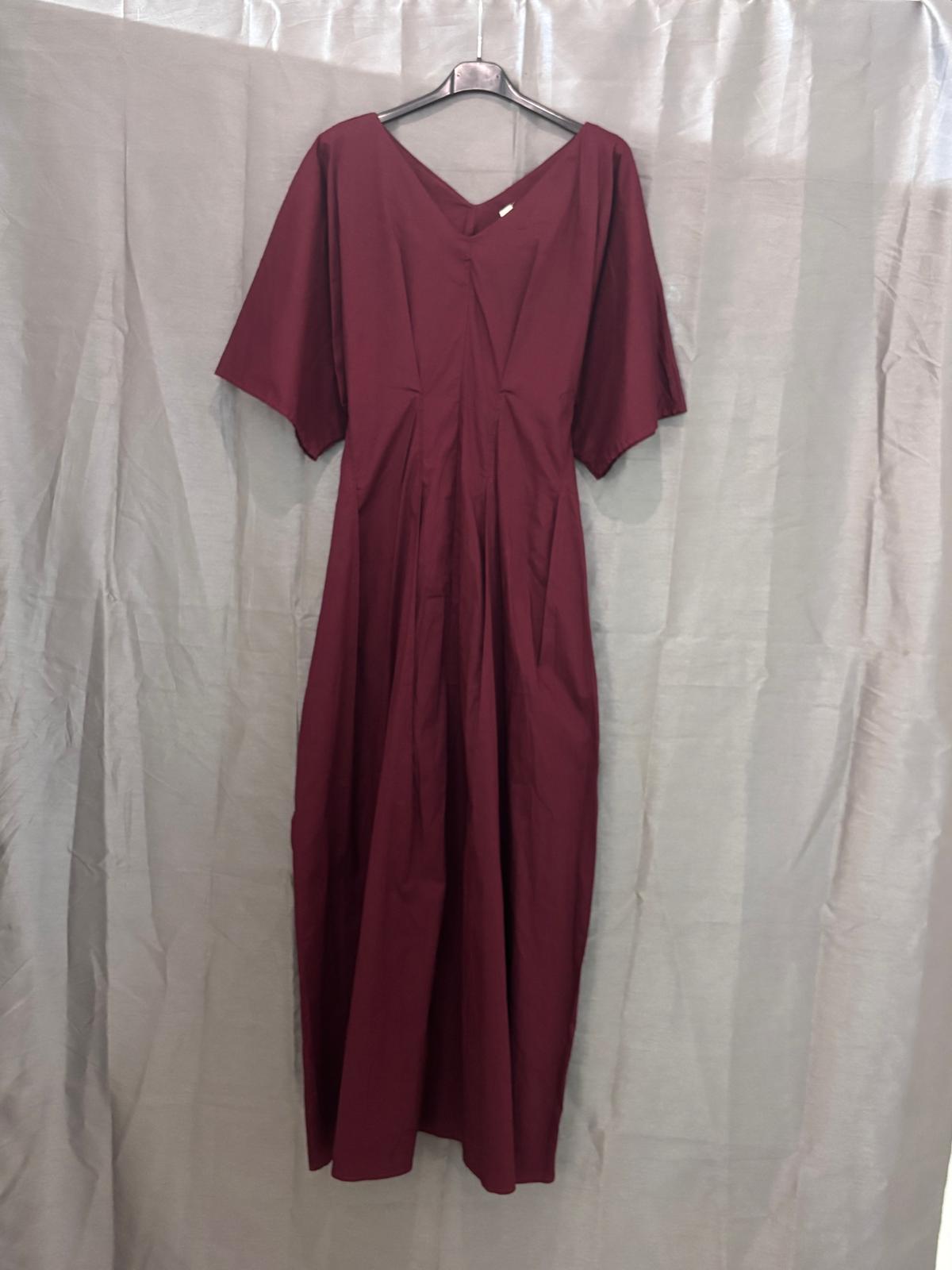 Robe longue, manches kimono