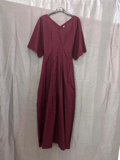 Robe longue, manches kimono