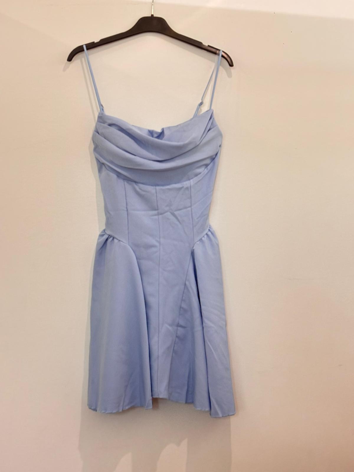 Robe courte – patineuse à bretelles avec corset