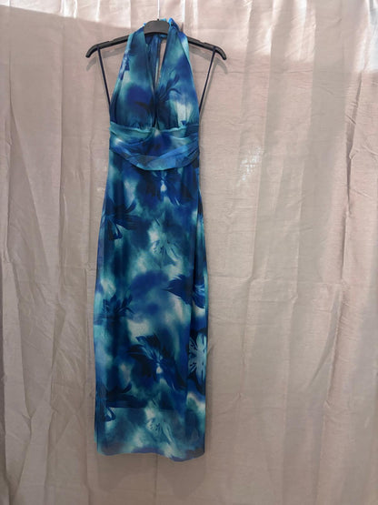 Robe longue, imprimé floral