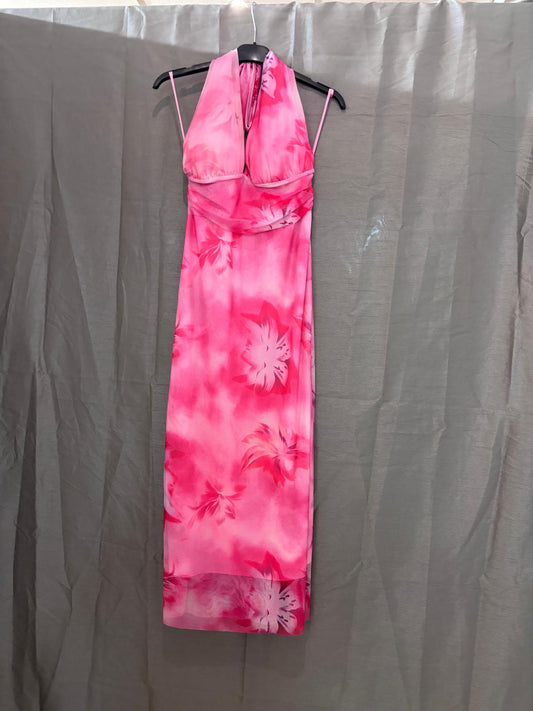 Robe longue, imprimé floral