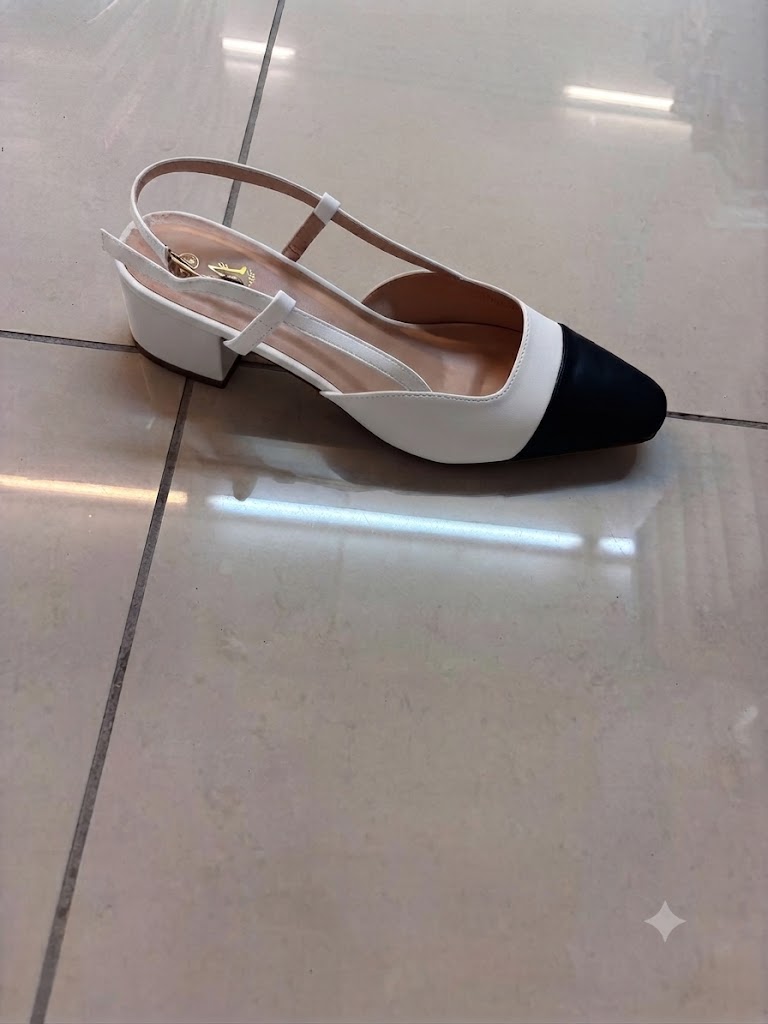 Escarpin petit talon, bout pointu
