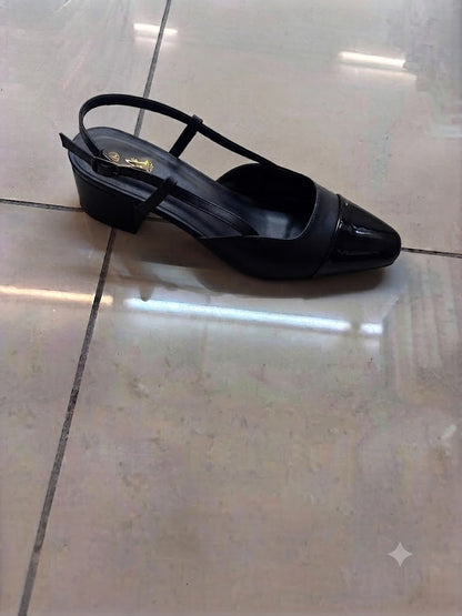 Escarpin petit talon, bout pointu