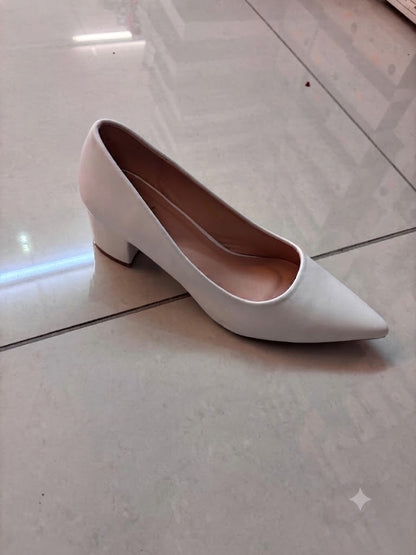 Escarpin petit talon, bout pointu