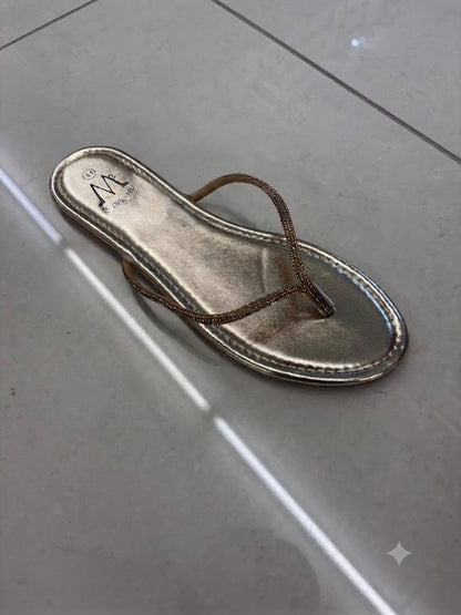 Tong plate, bride strassée