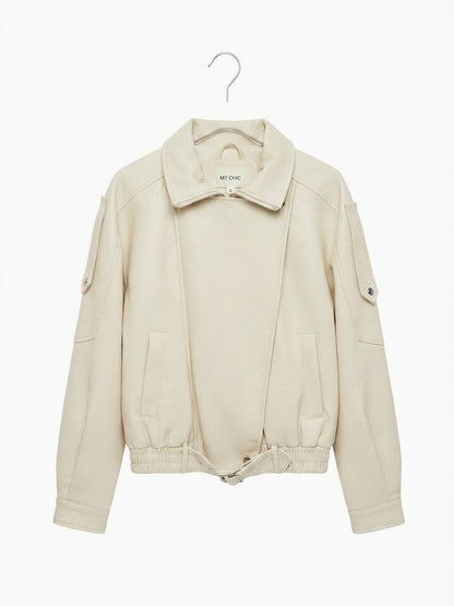 Veste en simili cuir