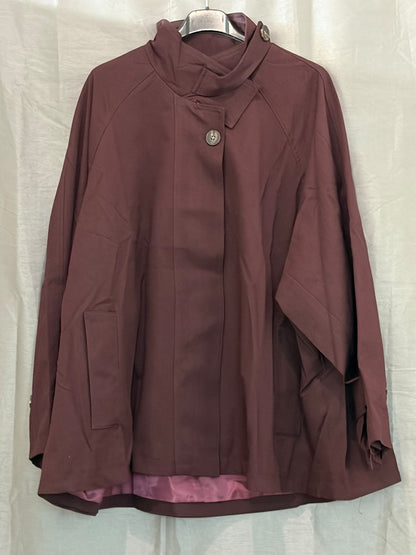 Veste ample à col cravate asymétrique