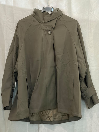 Veste ample à col cravate asymétrique