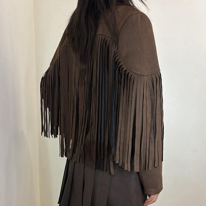 Veste à franges