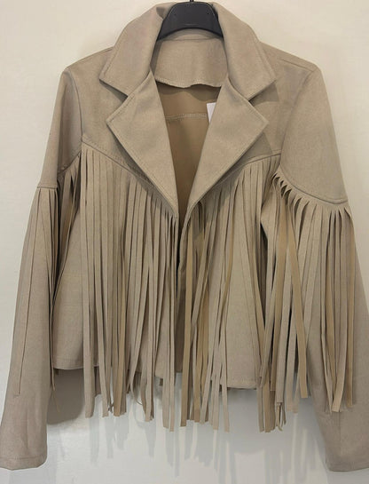 Veste à franges