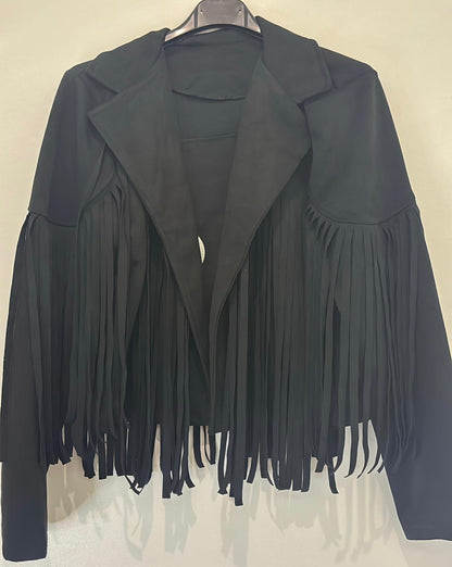 Veste à franges