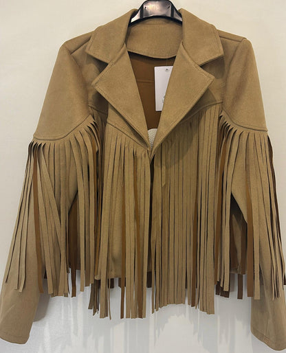 Veste à franges