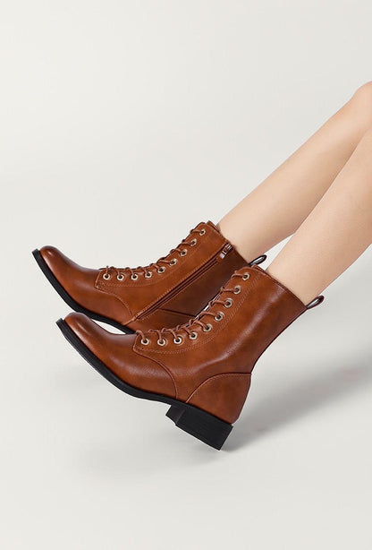 Bottines lacées