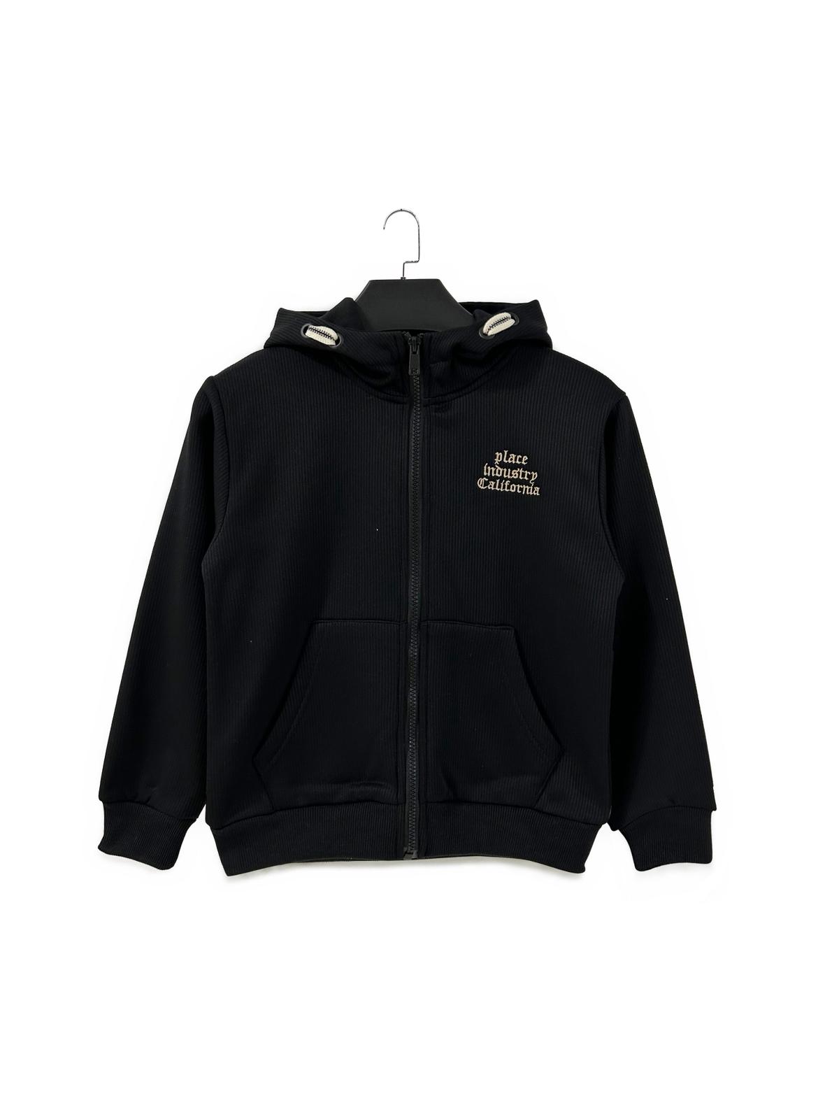 Sweat à capuche zippé imprimé California