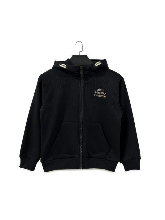 Sweat à capuche zippé imprimé California