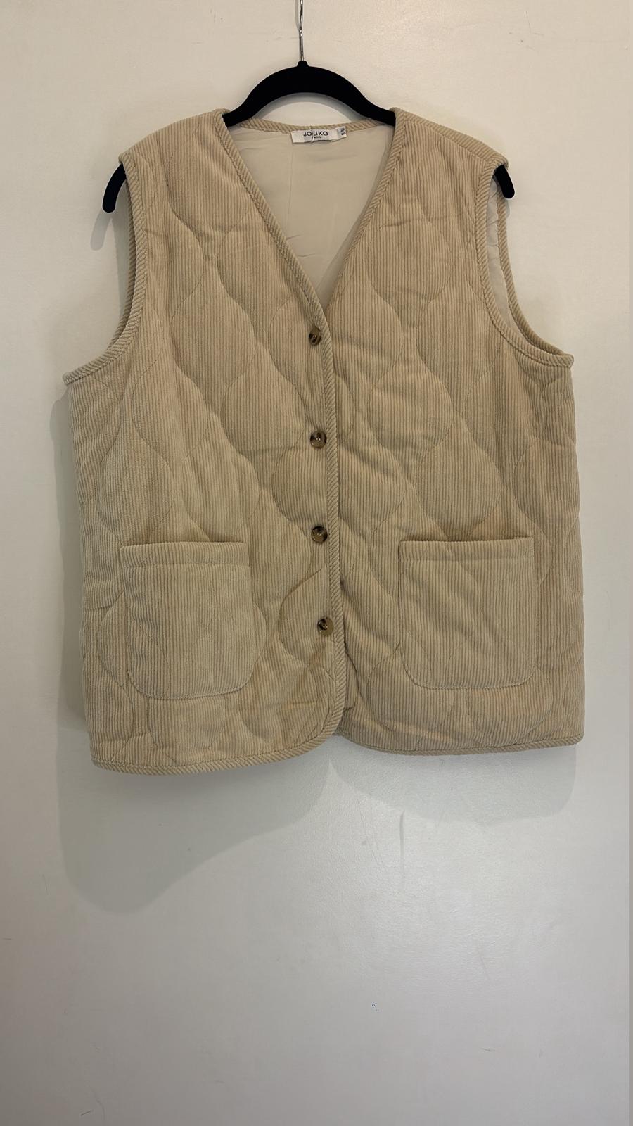 Gilet sans manches matelassé à poches