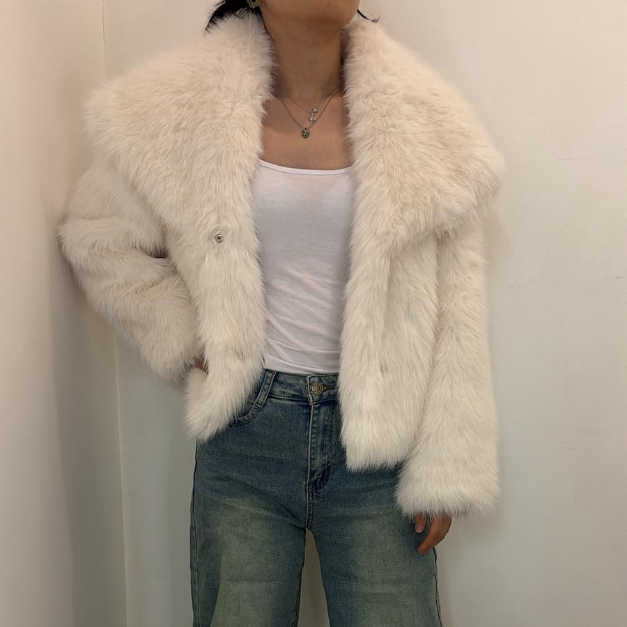 Veste en fausse fourrure