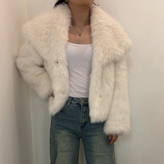 Veste en fausse fourrure