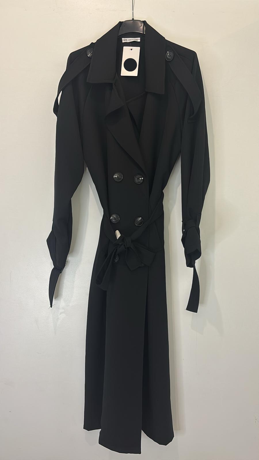Trench long ceinturé