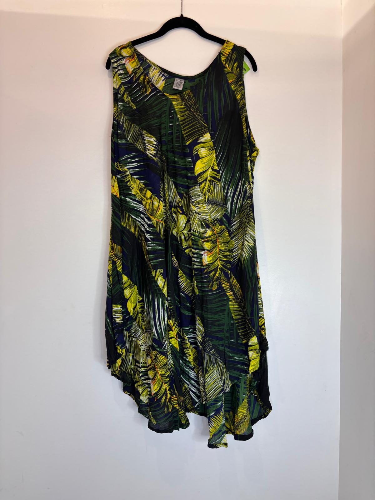 Robe bohème évasée multicolore à imprimés ethniques