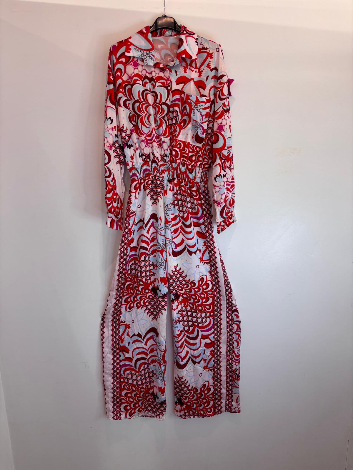 Combinaison longue imprimé psychédélique