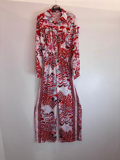 Combinaison longue imprimé psychédélique