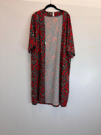 Kimono fluide à imprimé floral