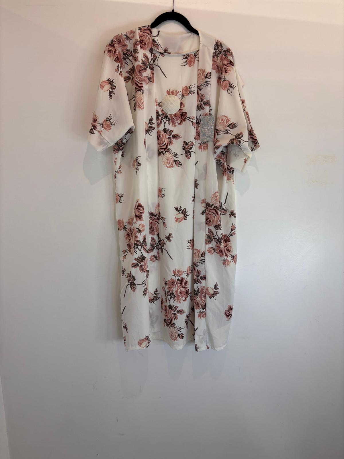 Kimono fluide à imprimé floral