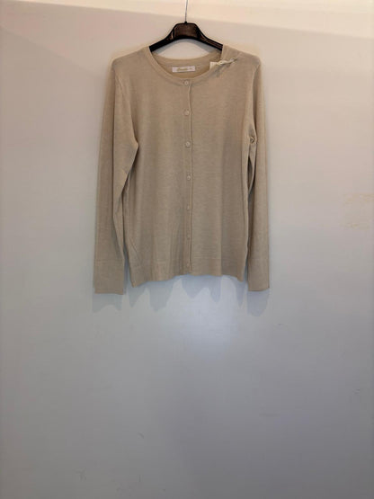 Cardigan à col rond et manches longues