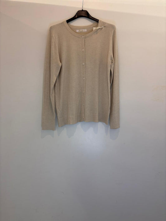 Cardigan à col rond et manches longues