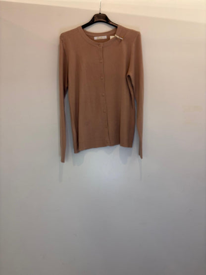 Cardigan à col rond et manches longues