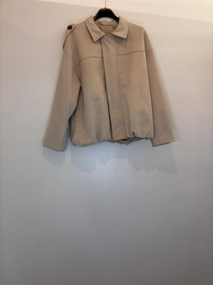 Veste oversize avec col classique