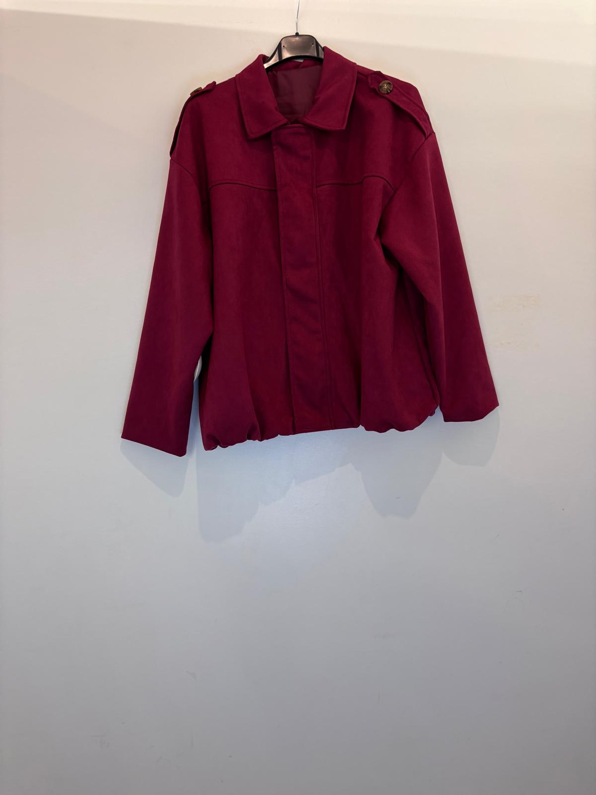 Veste oversize avec col classique