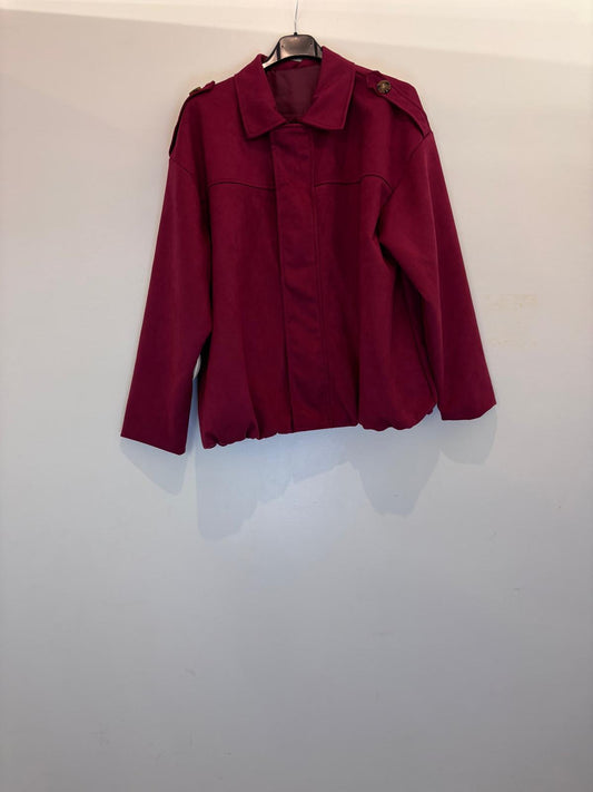 Veste oversize avec col classique