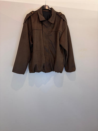 Veste oversize avec col classique