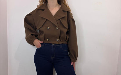 Veste courte croisée