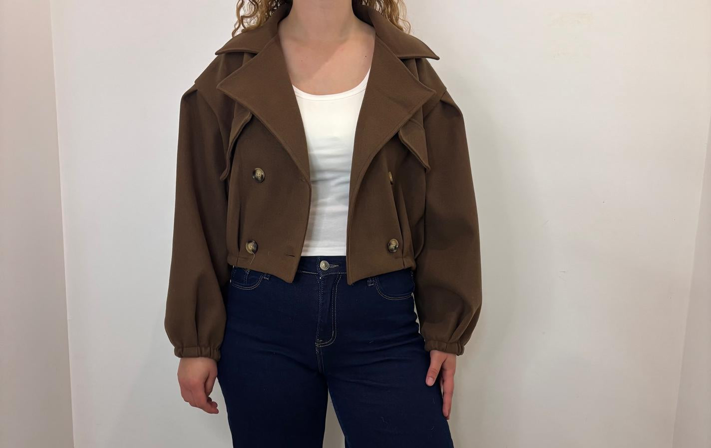 Veste courte croisée