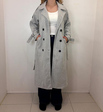 Trench long ceinturé