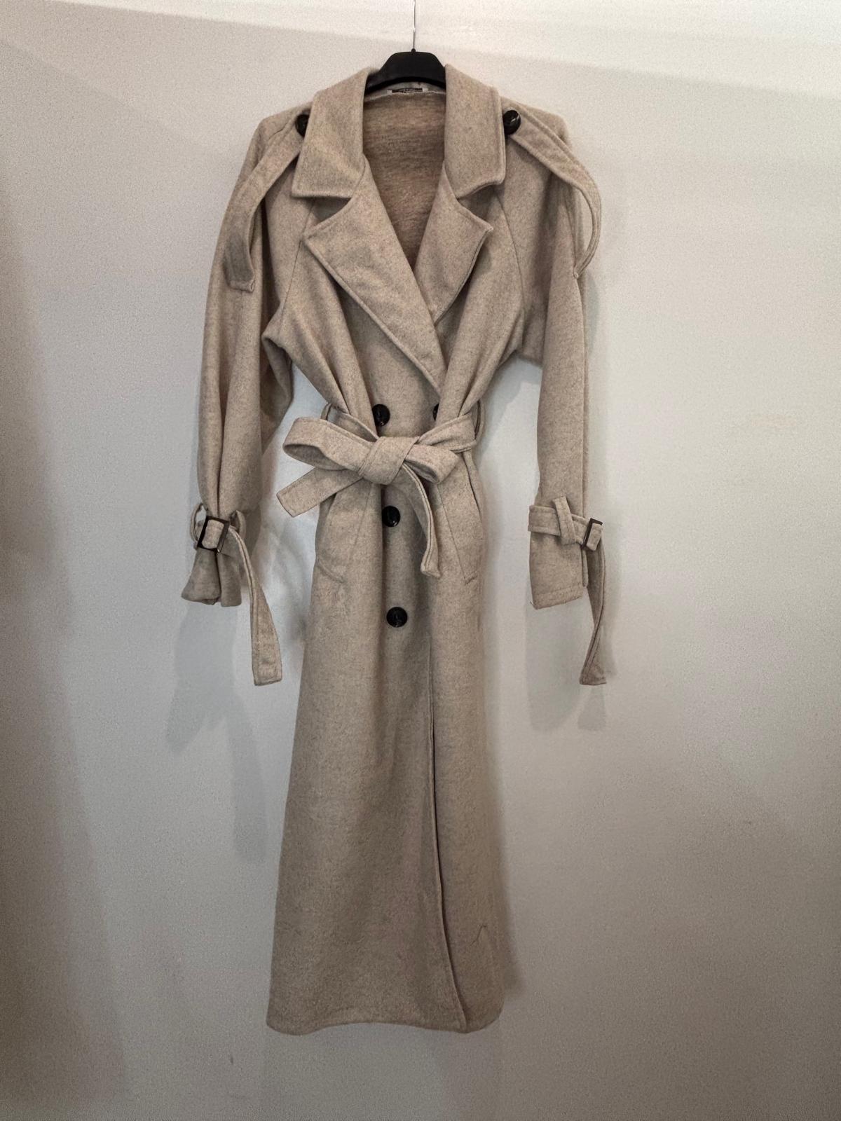 Trench long ceinturé