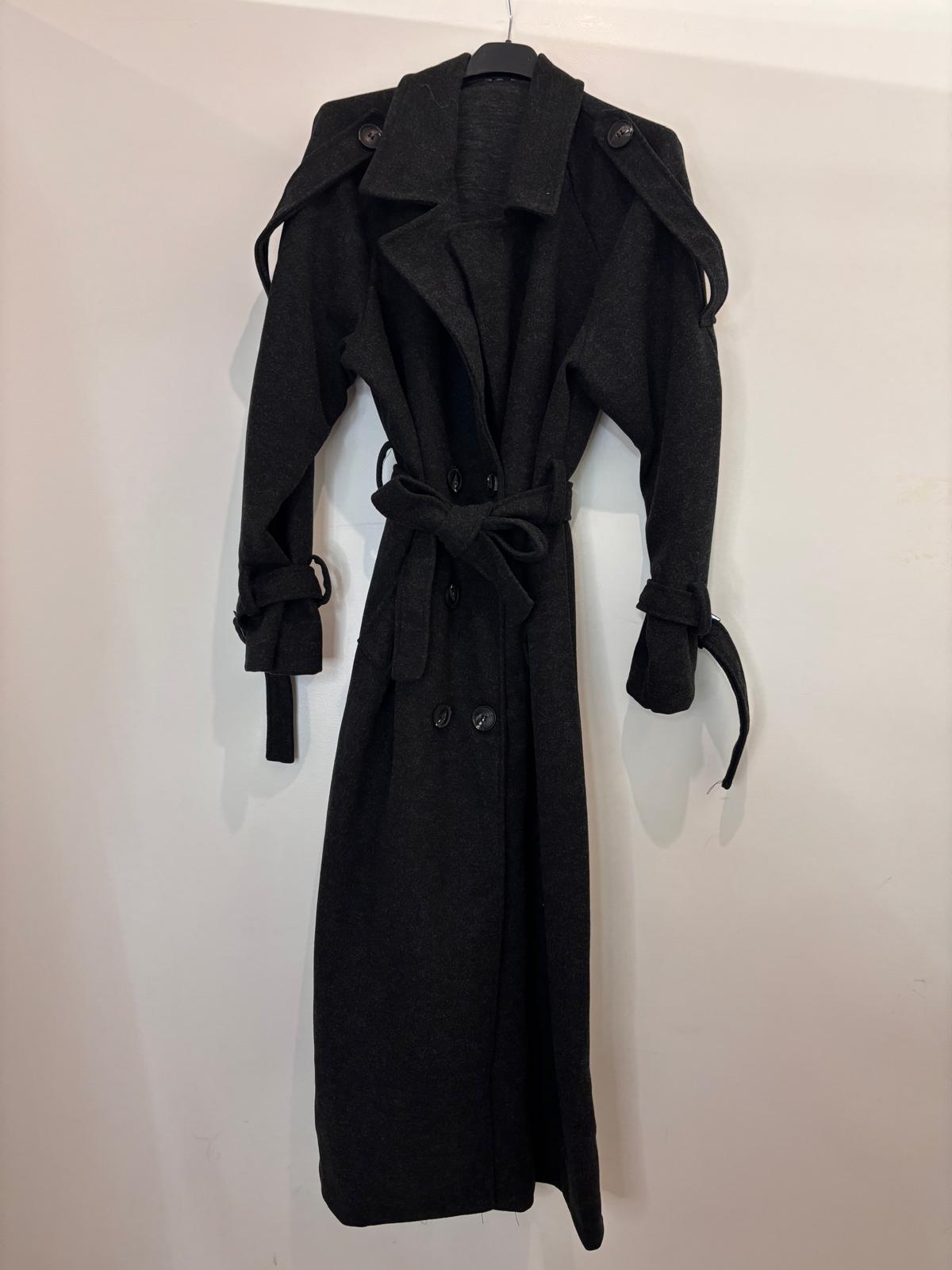 Trench long ceinturé