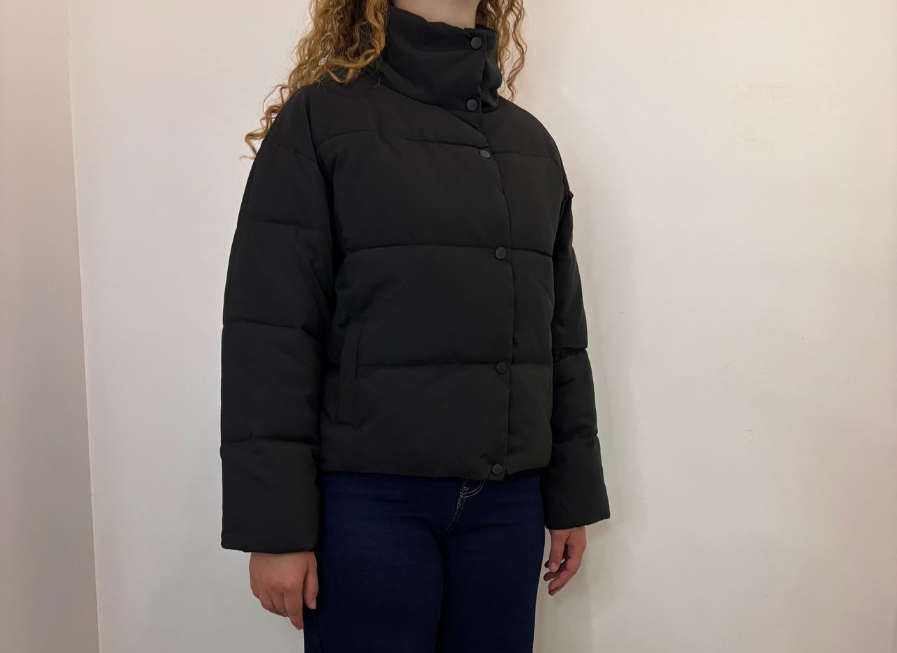 Doudoune matelassée à col montant