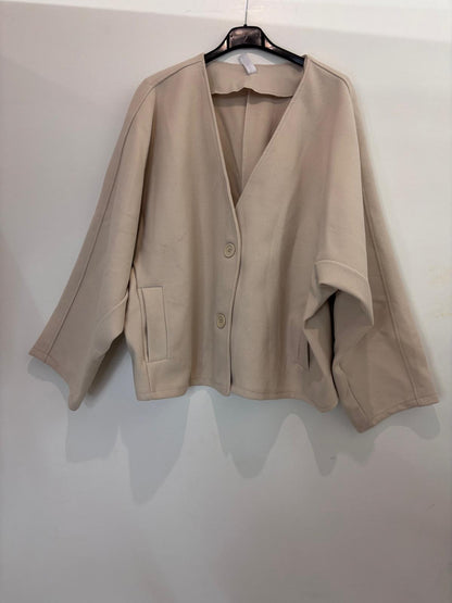 Veste courte à manches chauve-souris