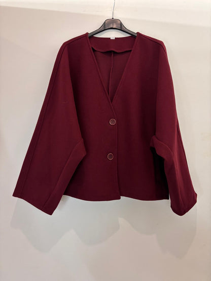 Veste courte à manches chauve-souris